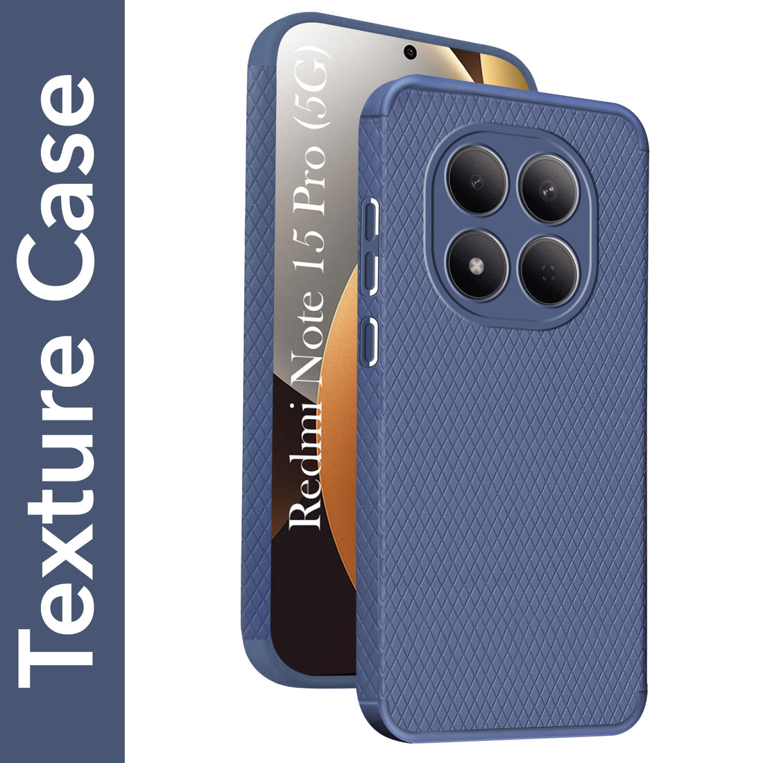 For Xiaomi Redmi Note 15 Pro 5G Back Cover Case Liquid Silicone (Camera Protection | Side Grip Texture | Soft and Flexible)