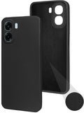 For Oppo K14x 5G Back Cover Case (Matte Finish Silicone with Inside Fiber cloth)