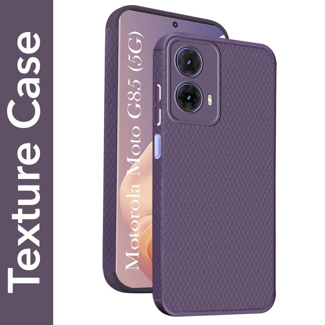 For Motorola Moto G85 5G Back Cover Case (Liquid Silicone | Side Grip | Camera Protection)