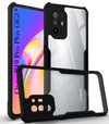 For Oppo F19 Pro Plus Back Cover Case (Shockproof with Polycarbonate Clear Panel | Professional Black)