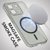 For Poco X6 5G Back Cover Case Lifetime Anti-Yellow MagSafe Compatible Clear (Sleek Hard Crystal | Shockproof and Camera Protection)