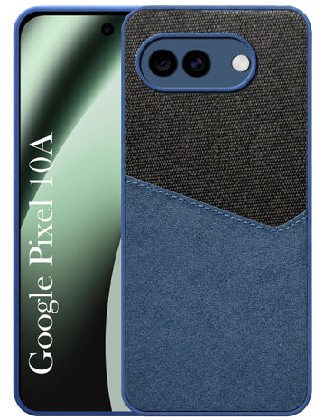 For Google Pixel 10a Back Cover Case (Dual PU Leather Stitch | Professional Minimalist | Soft and Flexible)