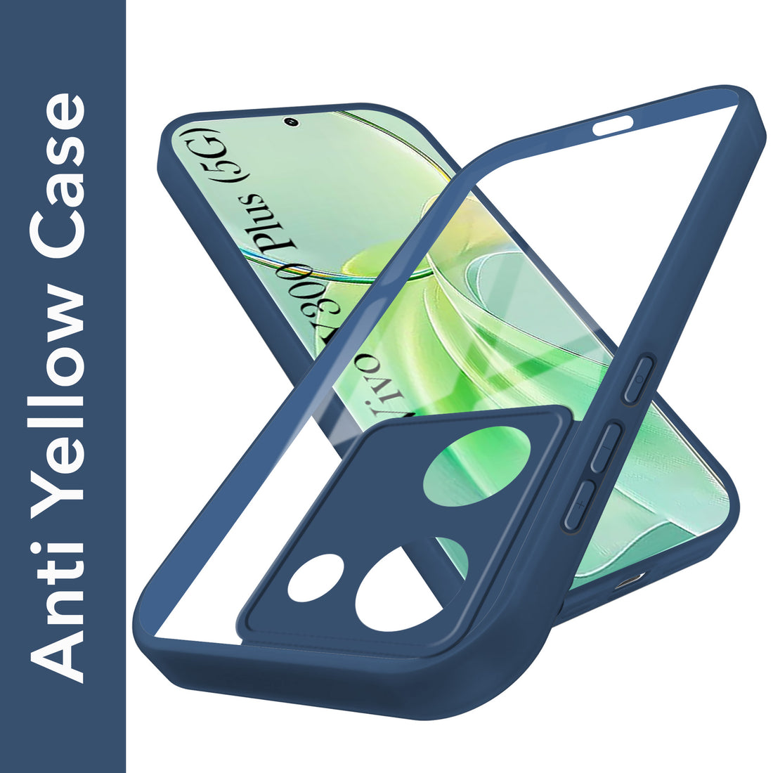 For Vivo Y300 Plus Back Cover Case (Lifetime Anti Yellow | Anti Scratch | Crystal Clear Shockproof)