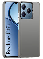 For Realme C63 Hard Back Cover Case (Velvet Touch | Professional Glossy Finish | Camera Protection Bump)