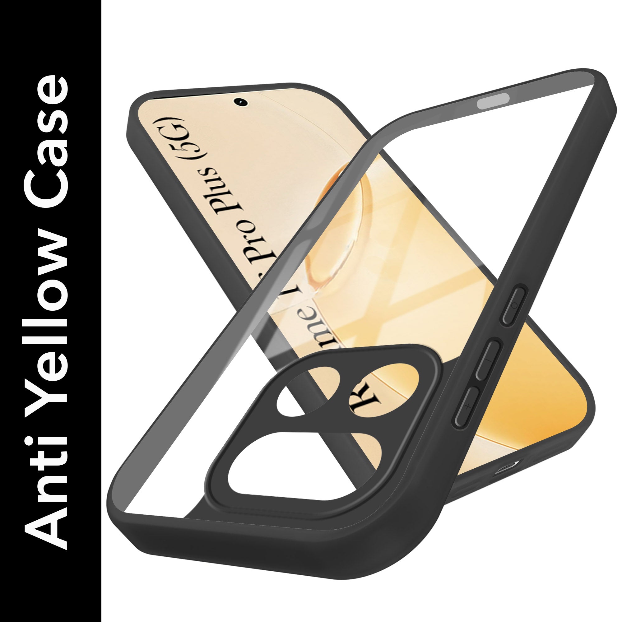 For Realme 16 Pro Plus 5G Back Cover Case Ultra-Hybrid (Lifetime Anti Yellow | Anti Scratch | Crystal Clear Shockproof)