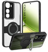 For Vivo Y400 Back Cover Case with stand (Built-in Ring Holder Kickstand | Lifetime Anti Yellow | Camera Protection)