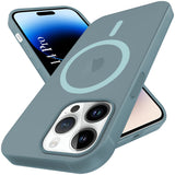 For Apple iPhone 14 Pro Back Cover Case (Frosted Matte Feel | MagSafe Compatible Wireless Charging | Polycarbonate Material)