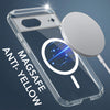 For Google Pixel 7 Back Cover Shockproof Crystal-Clear (MagSafe Wireless Support | Drop & Camera Protection | Hard Polycarbonate)