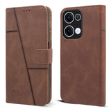 For Oppo Reno13 5G | Oppo Reno 13 5G Flip Cover Case ( Stitched Leather with Magnetic Closure)