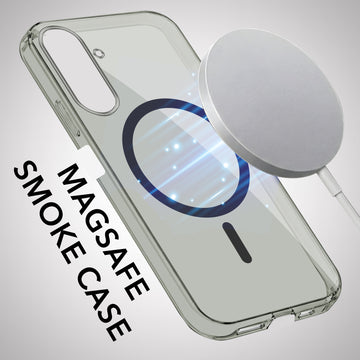 For Samsung Galaxy A26 5G Back Cover Case Lifetime Anti-Yellow MagSafe Compatible Clear (Sleek Hard Crystal | Shockproof and Camera Protection)