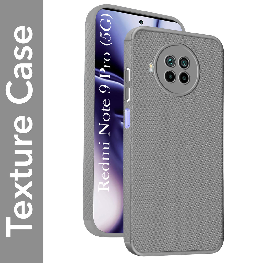 For Xiaomi Mi Redmi Note 9 Pro 5G Back Cover Case Liquid Silicone (Camera Protection | Side Grip Texture | Soft and Flexible)