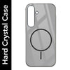 For Samsung Galaxy S24 Plus Back Cover Case Crystal Anti Yellow (MagSafe Wireless Charging Support |Camera Protection Bump)