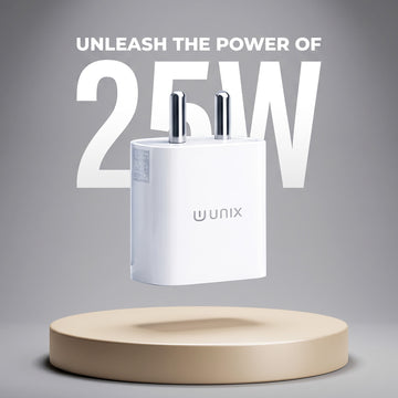 25W Fast Charging Adapter | USB-C Type Charger Up to 3X Faster