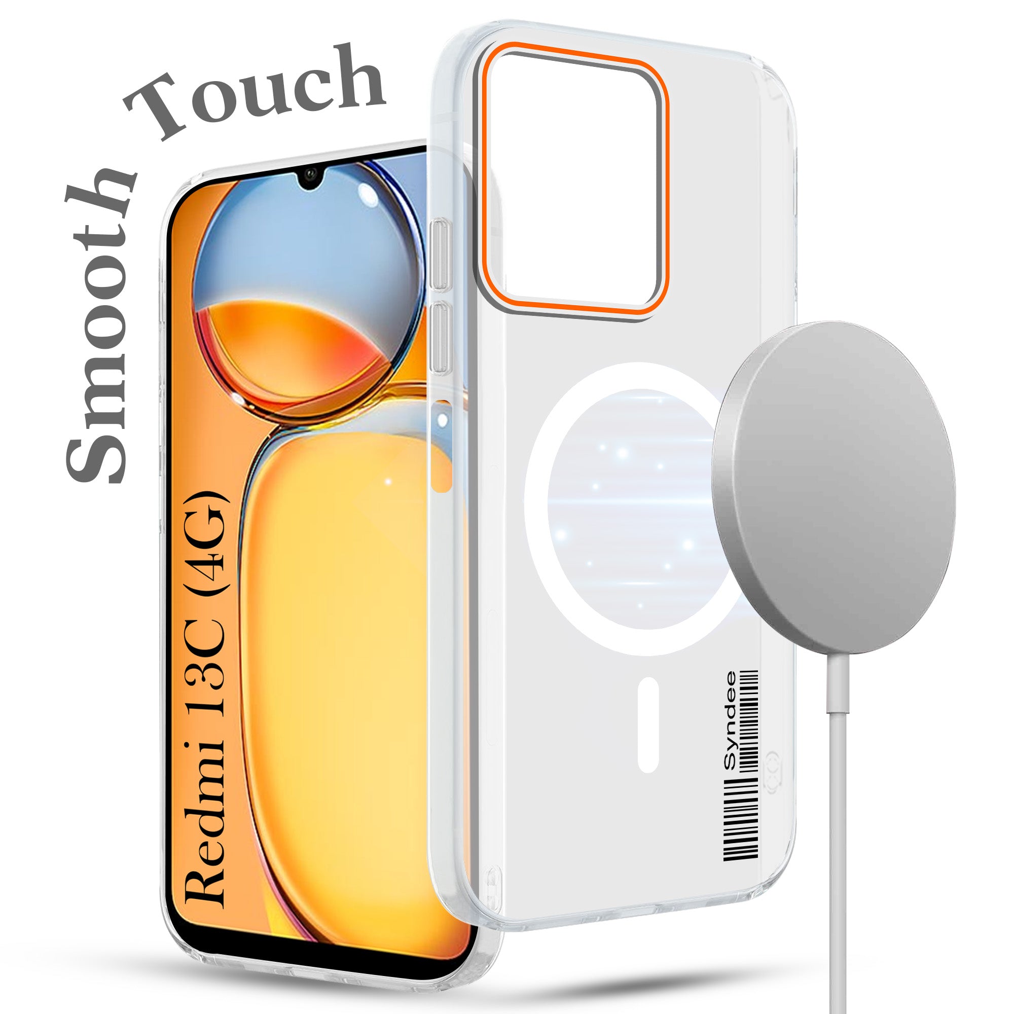 For Xiaomi Redmi 13C 4G Back Cover Case (Soft Touch | Camera Bump Protection | MagSafe Compatible | Matte Finish)