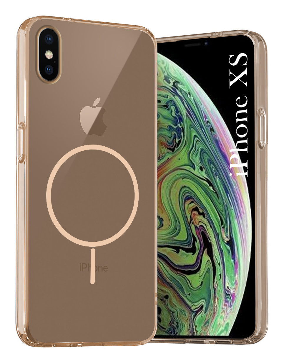 For Apple iPhone Xs Back Cover Case Silicone (Slim Paper Thin | Camera Protection Bump | Minimalist Professional | Soft Flexible)