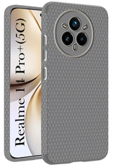 For Realme 14 Pro Plus 5G Back Cover Case (Liquid Silicone | Side Grip | Camera Protection)