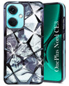 For OnePlus Nord CE 3 Back Cover Case (Dual Design Glitter Sparkle and Detachable Diamond Print Case | Soft and Flexible)