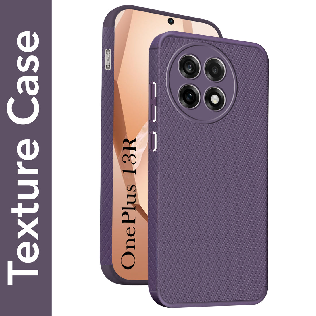For OnePlus 13R 5G Back Cover Case (Liquid Silicone | Side Grip | Camera Protection)