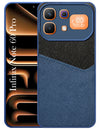 For Infinix Note 60 Pro 5G Back Cover Case (Dual PU Leather Stitch | Professional Minimalist | Soft and Flexible)