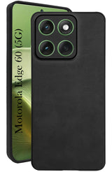 For Motorola Moto Edge 60 Back Cover Case (Professional Vegan Leather | Camera Protection | Slim & Soft
