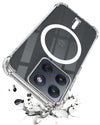 For Motorola Moto Edge 70 Back Cover Shockproof Crystal-Clear (Magsafe Wireless Support | Drop & Camera Protection | Hard Polycarbonate)