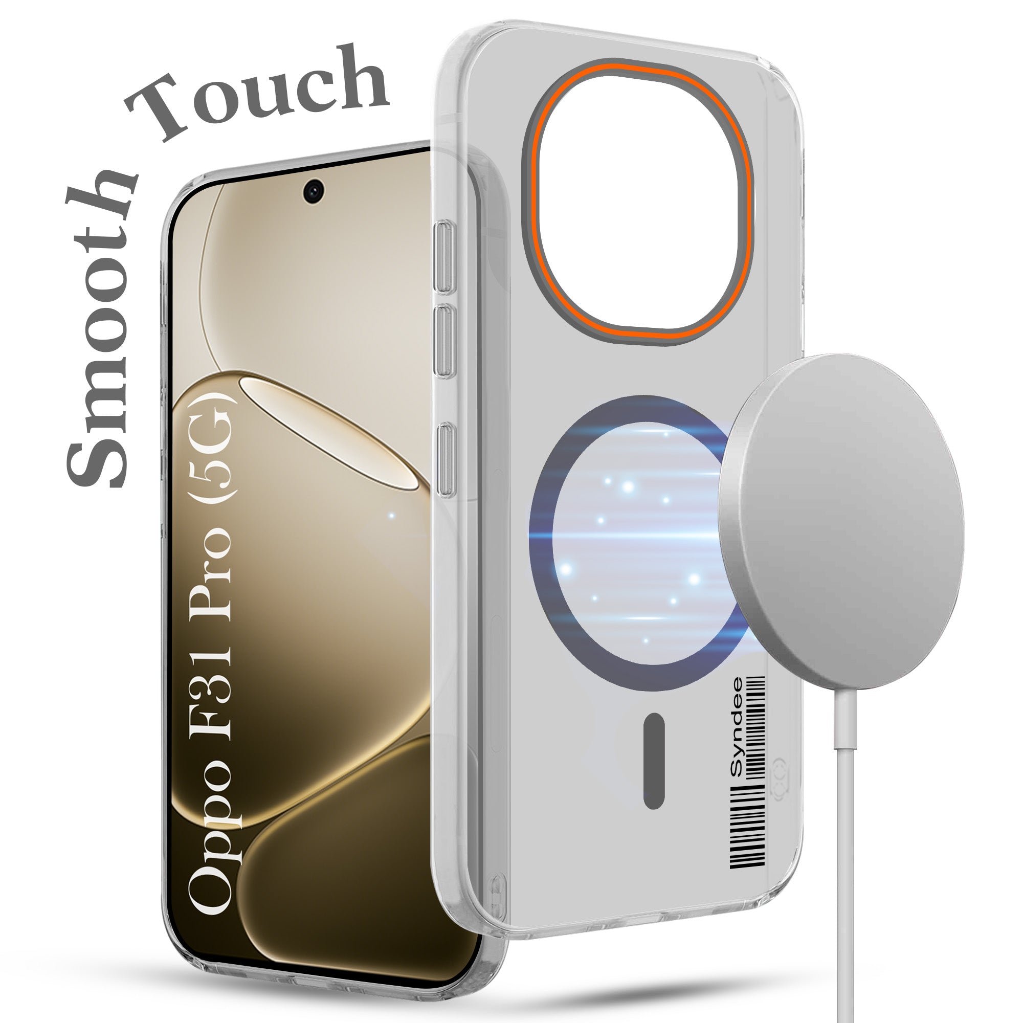 For Oppo F31 Pro Back Cover Case (Soft Touch | Camera Bump Protection | MagSafe Compatible | Matte Finish)