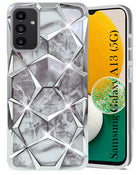 For Samsung Galaxy A13 5G Back Cover Case (Dual Design Glitter Sparkle and Detachable Diamond Print Case | Soft and Flexible)