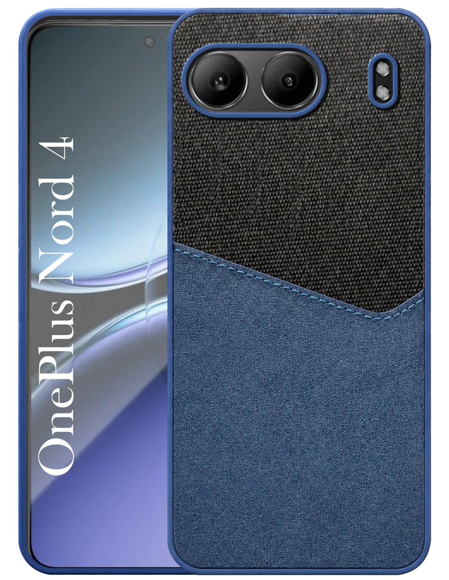 For Oneplus Nord 4 Back Cover Case (Dual PU Leather Stitch | Professional Minimalist | Soft and Flexible)