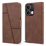 For Oppo Reno13 Pro 5G | Oppo Reno 13 Pro 5G Flip Cover Case ( Stitched Leather with Magnetic Closure)