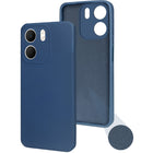 For Oppo A5X Back Cover Case (Matte Finish Silicone with Inside Fiber cloth) (Matte Finish Silicone with Inside Fiber cloth)