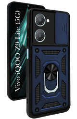 For Vivo iQOO Z9 Lite 5G Back Cover Case (Hybrid Dual Armor Polycarbonate)