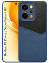 For Realme P4 Power 5G | Realme Narzo Power Back Cover Case (Dual PU Leather Stitch | Professional Minimalist | Soft and Flexible)