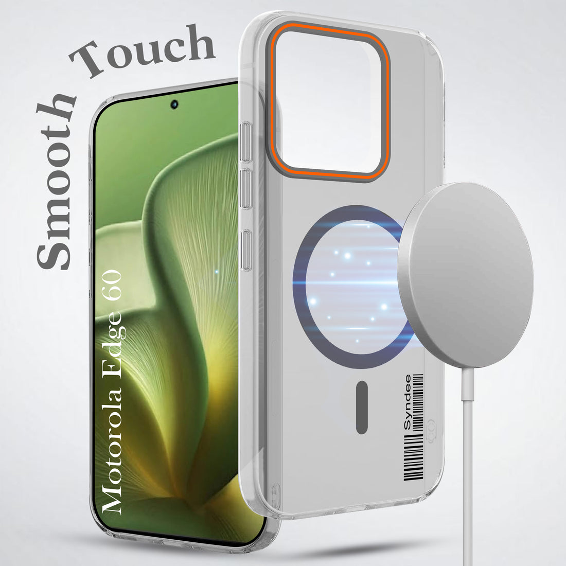 For Motorola Moto Edge 60 Back Cover Case (Soft Touch | Camera Bump Protection | MagSafe Compatible | Matte Finish)