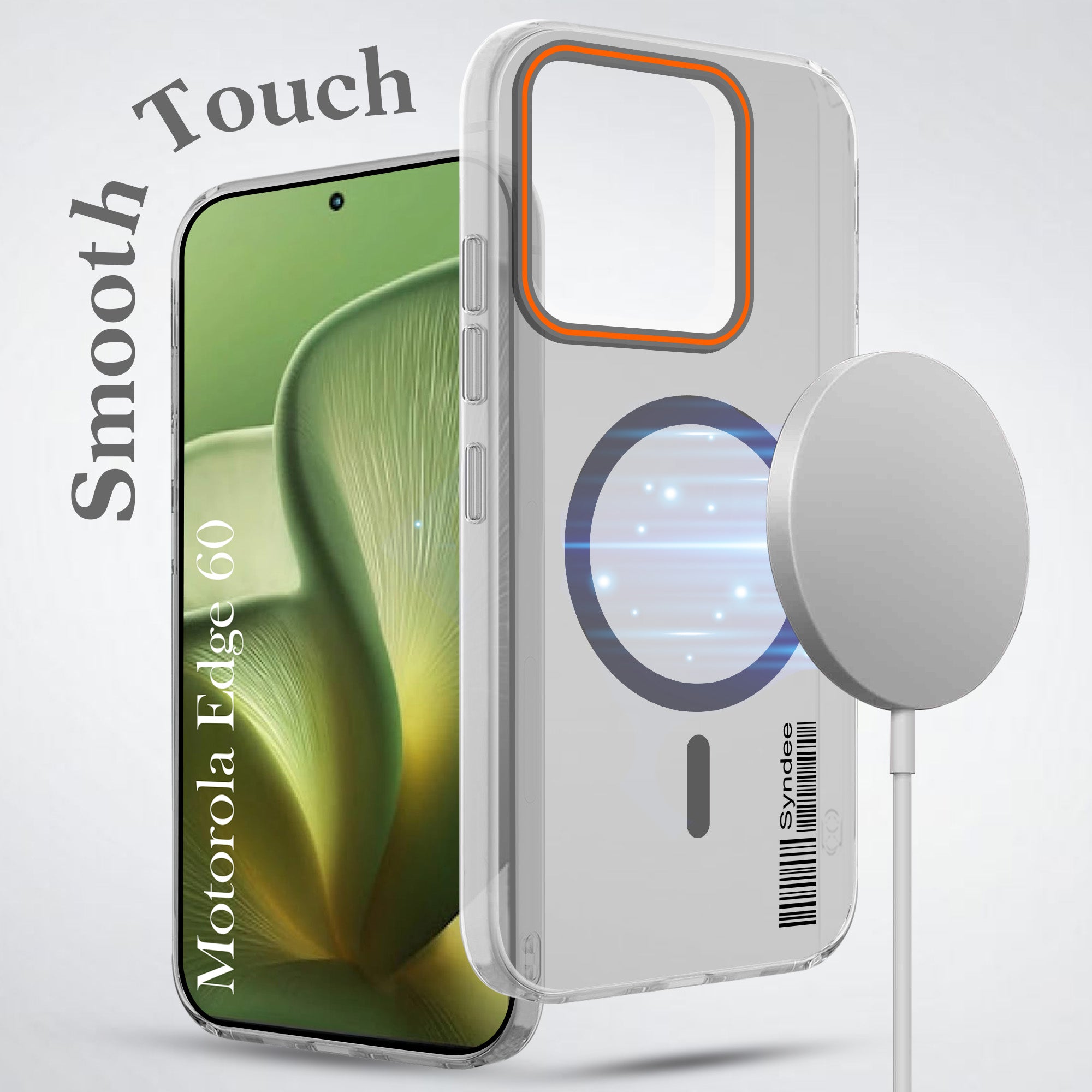 For Motorola Moto Edge 60 Back Cover Case (Soft Touch | Camera Bump Protection | MagSafe Compatible | Matte Finish)