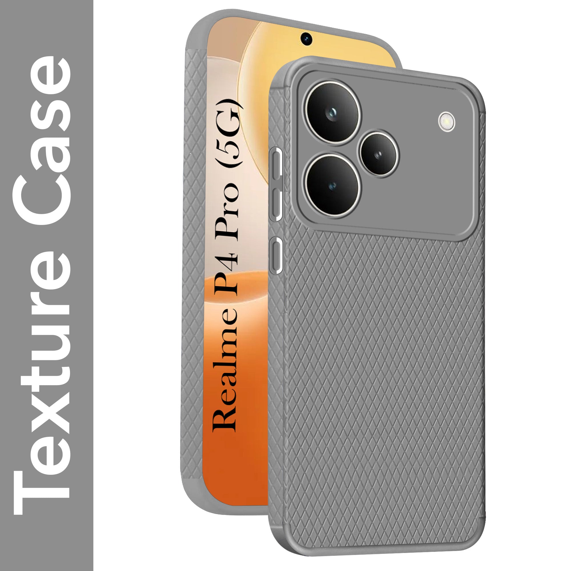 For Realme P4 Pro Back Cover Case Liquid Silicone (Camera Protection | Side Grip Texture | Soft and Flexible)