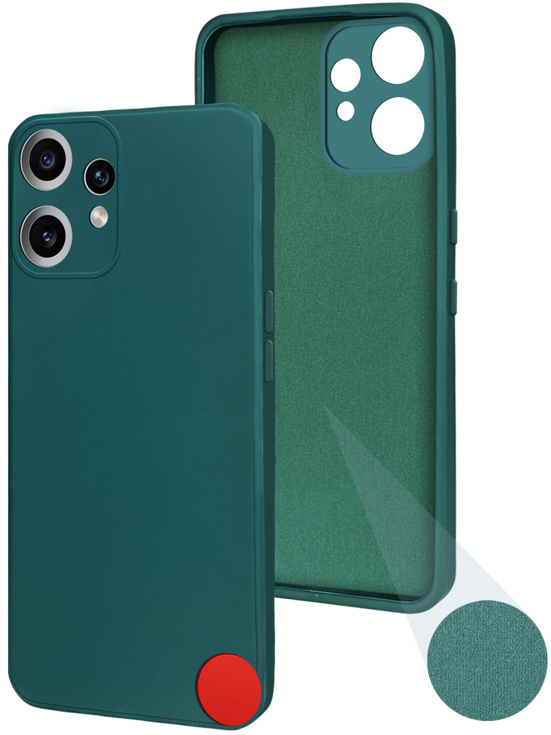 For Nothing CMF Phone 2 Pro Back Cover Case (Matte Finish Silicone with Inside Fiber cloth)