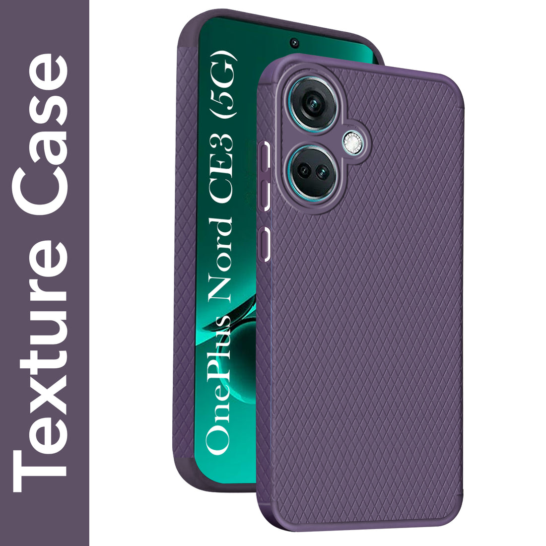 For Oneplus Nord CE 3 Back Case Cover (Liquid Silicone |  Camera Protection | Side Grip)