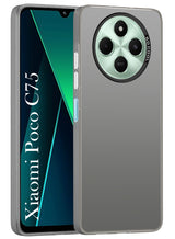 For Poco C75 | Poco M7  Hard Back Cover Case (Velvet Touch | Professional Glossy Finish | Camera Protection Bump)