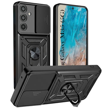 For Samsung Galaxy M35 5G Back Cover Case (Hybrid Dual Armor Polycarbonate)
