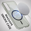 For Samsung Galaxy S24 Back Cover Case Lifetime Anti-Yellow MagSafe Compatible Clear (Sleek Hard Crystal | Shockproof and Camera Protection)