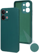 For Vivo Y31T 5G Back Cover Case (Matte Finish Silicone with Inside Fiber cloth)