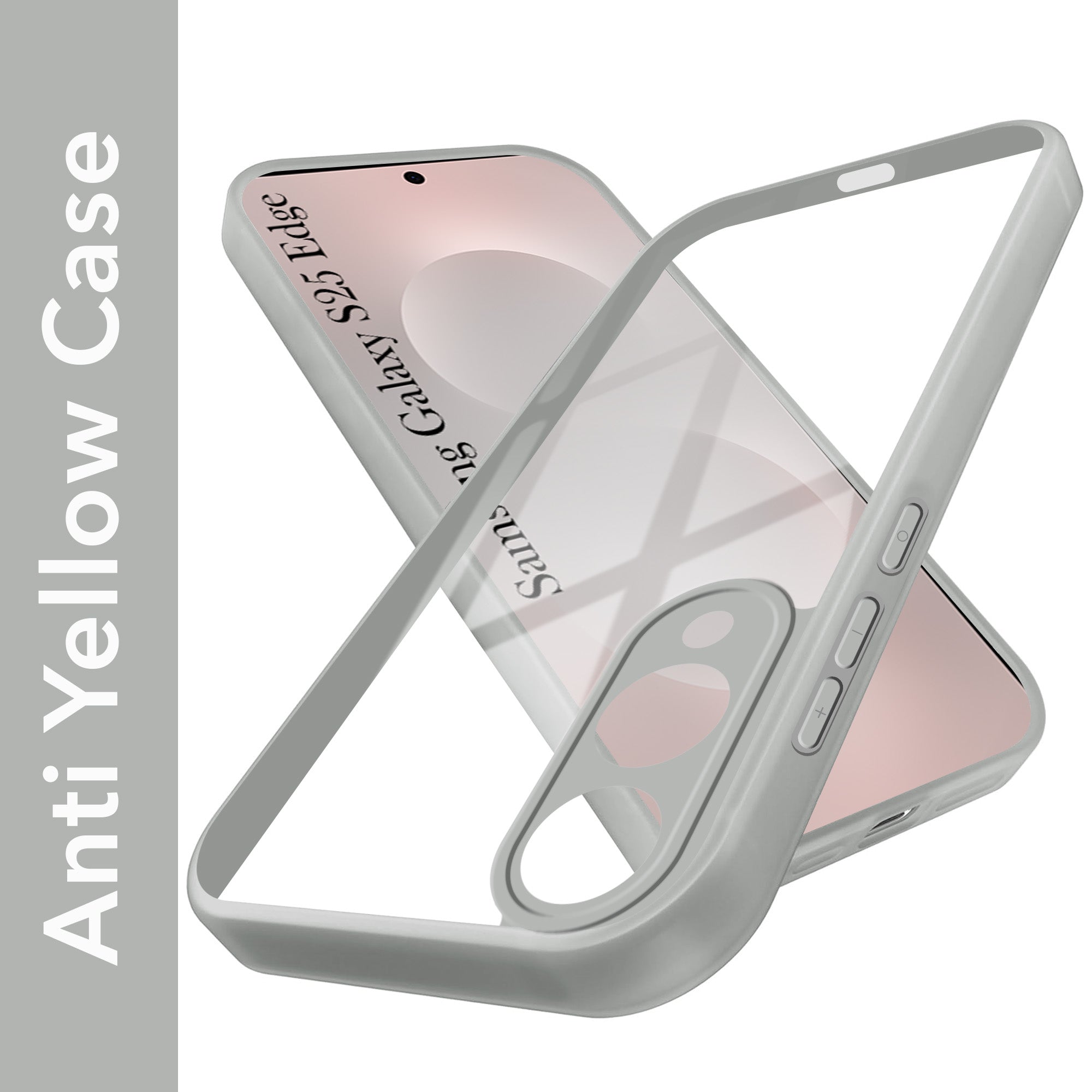 For Samsung Galaxy S25 Edge Back Cover Case Ultra-Hybrid (Lifetime Anti Yellow | Anti Scratch | Crystal Clear Shockproof)