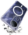 For Vivo T4R Back Cover Shockproof Crystal-Clear (Magsafe Wireless Support | Drop & Camera Protection | Hard Polycarbonate)