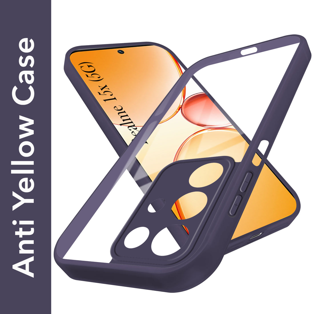 For Realme 15X Back Cover Case Ultra-Hybrid (Lifetime Anti Yellow | Anti Scratch | Crystal Clear Shockproof)