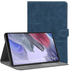For Samsung Galaxy Tab A7 Lite 8.7 Inch SM-T225/T220/T225N/T227U Flip Cover Folio Case (PU Leather | Multi-Angle Smart Stand | Card Storage Slots | Silicone Back Pouch)