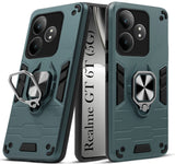 For Realme GT 6T 5G Back Cover Case (Shockproof Polycarbonate Dual Layer Hybrid Armor)