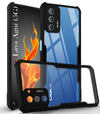 For Lava Agni 5G Back Cover Case Hybrid (Shockproof with Polycarbonate Clear Panel | Professional Black)