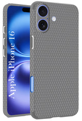 For Apple iPhone 16 Back Cover Case (Liquid Silicone | Side Grip | Camera Protection)