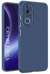 For Vivo T4R  Back Cover Case (Liquid Silicone | Side Grip | Camera Protection)