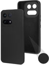 For Vivo iQOO 15 5G Back Cover Case (Matte Finish Silicone with Inside Fiber cloth)